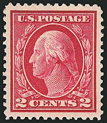 2-cent Washington stamp, 1912