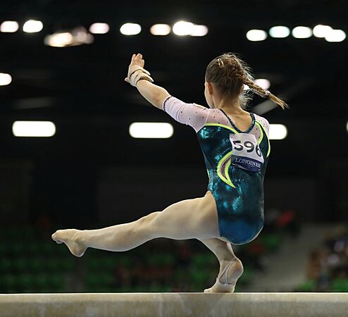 2019-06-30 1st FIG Artistic Gymnastics JWCH Women's Apparatus finals Balance beam (Martin Rulsch) 325