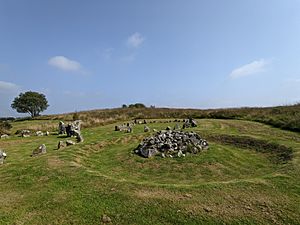 A cairn at Beaghmore.