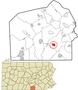 Location in Adams County and the U.S. state of Pennsylvania.