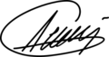 Agim Çeku (nënshkrim)