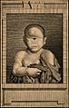 An infant with one central eye. Engraving. Wellcome V0007405