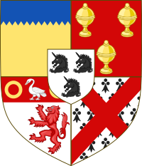 Arms of James Butler, 1st Duke of Ormond