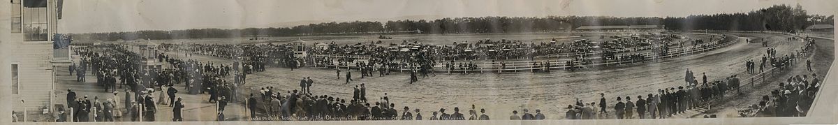 Automobile Track Meet of the Olympic Club, Tanforan, September 20, 1908