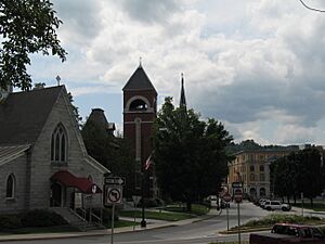 Barre - City hall in the back