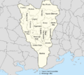 Barrios of Yauco, Puerto Rico locator map