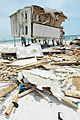 Beach front home damaged by hurricane dennis 2005
