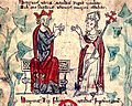Picture of Henry II and Thomas Becket