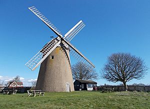 Bembridge Windmill, Isle of Wight, UK