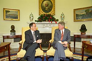 Bill Clinton and Rudy Giuliani