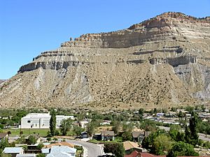 Book Cliffs above Helper, Utah