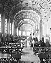 Boston Public Library, Bates Hall, Copley Square