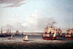 British fleet entering Havana