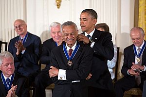 C. T. Vivian receives 2013 Presidential Medal of Freedom