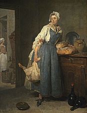 Chardin - The Return from the Market, 1738