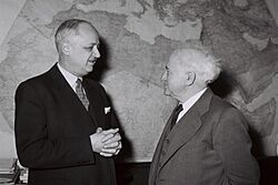 Christian Pineau-David Ben Gurion 1959