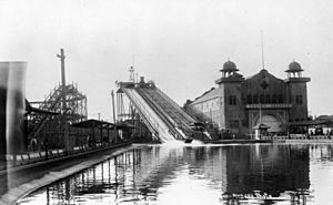 Chutes amusement ride and theater, view 1 (00037581)
