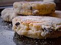 Closeup of Welsh cakes, February 2009