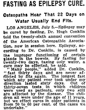 Conklin Fasting - NewYorkTimes