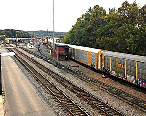 Connellsville rail yard