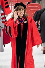 Cornell University president Martha Pollack at 2021 Commencement