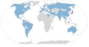 Countries Visited by SGI President Daisaku Ikeda