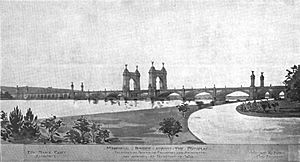 EP Casey and WH Burr design for memorial bridge - Washington DC - 1901