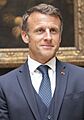 Emmanuel Macron 2023 (cropped)