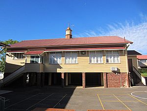 Former hall and classrooms (2015)