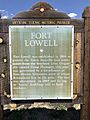 Fort Lowell, New Mexico roadside marker
