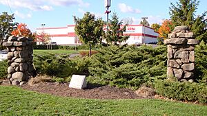 Frelinghuysen Estate marker, area view