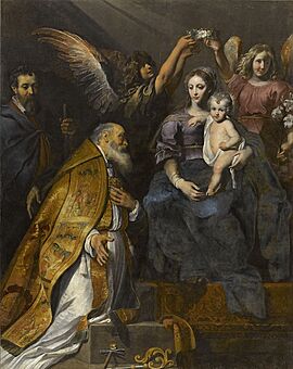 Gerard Seghers - Saint Eligius at the feet of the Virgin and Child