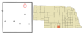 Harlan County Nebraska Incorporated and Unincorporated areas Ragan Highlighted