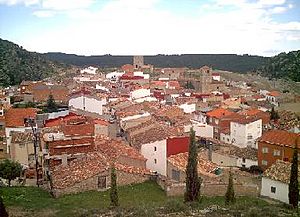 A partial view of Henarejos (Cuenca)