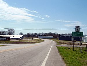 Arkansas Highway 1 in Marvell