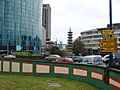 Holloway Circus roundabout, with Pagoda - geograph.org.uk - 1459571