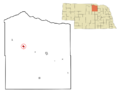 Holt County Nebraska Incorporated and Unincorporated areas Atkinson Highlighted