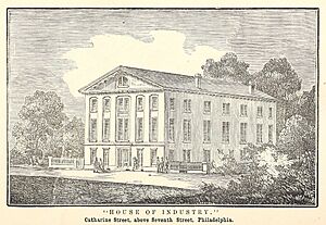 House of Industry, 714 Catharine St, Philadelphia PA (1855)