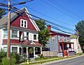 Houses on Washington Street, Saratoga Springs, NY
