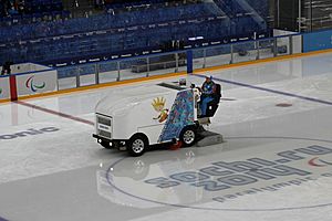 Ice resurfacer at the 2014 Winter Paralympics