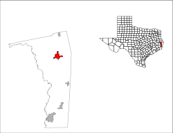 Location of Jasper, Texas