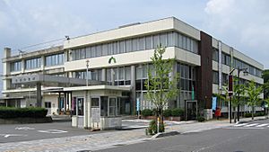 Kameyama City Hall in Honmaru area
