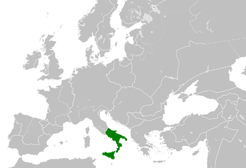 The Kingdom of Sicily in 1190.