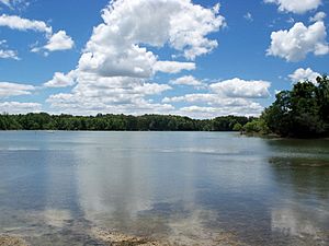 The Michael J Kirwan Reservoir in West Branch State Park