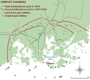 Krepost Sveaborg general plan