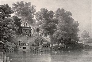 Kupuldhara Tulao, Benares, 1834