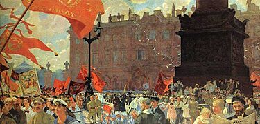 Kustodiev - Congress of Comintern