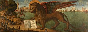 Leone marciano andante - Vittore Carpaccio - Google Cultural Institute
