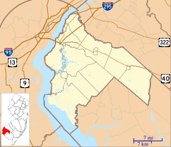 Deepwater, New Jersey is located in Salem County, New Jersey
