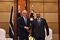 Malcolm Turnbull and Jacob Zuma in Jakarta 2017 11